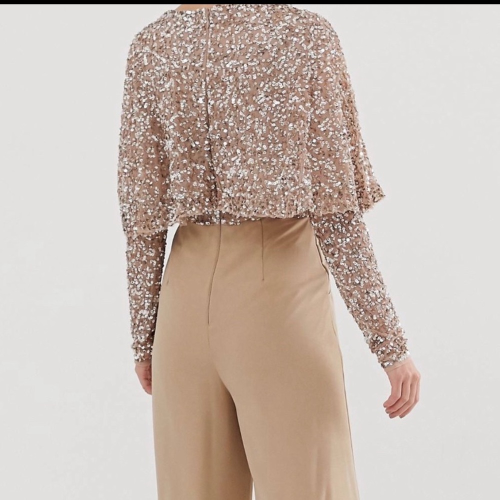Body suit beaded top
